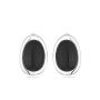 Silver Earrings with black onix GL1347E Swan