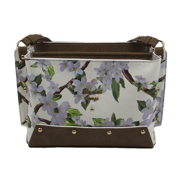 Geantă de mână de zi cu zi cu motive colorate 895-34 Genti