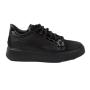 Women's sneakers in black color made of natural leather 3072BLACK
