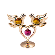 Figurine with decoration doves gold RY022