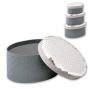 Set de 3 cutii de bijuterii cu paiete de argint New wish