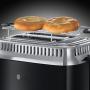 Toaster with retro design and grill attachment Russell Hobbs Retro 21681-56