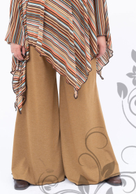 Beige wide maxi trousers Ilina
