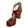 Sandale elegante dama din piele naturala rosa 33730