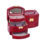 Кутия за бижута 16 см х 14 см х 13 см Red Crocodile New Wish