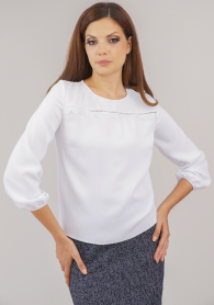 Официална дамски блуза с ефектен гръб 82019А-100-700