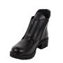 Черни дамски боти с декоративен цип 227black