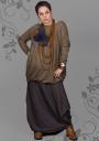 Макси комплект туника с гердан и пола ILINA Fashion