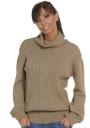 Pulover de dama de culoare bej Z-08/09