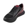 Women's natural leather sneakers in black with red edging 2020BLACKRED