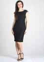 Rochie negră cu dantelă RUMENA