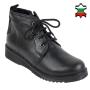 Women's clark shoes black with ties and zipper