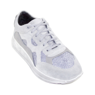 Спортни дамски маратонки в сив цвят на ниска платформа 3062GREY