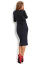 Women's navy longsleeves top and skirt set Avangard
