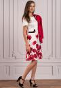 Women's formal dress in right poppies Avangard
