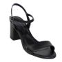 Sandale dama din piele naturala negra 18200black
