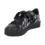 Women's low sneakers in white and black MATISA51