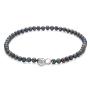 Fresh water black pearl necklace 9-10mm R1667NB Swan